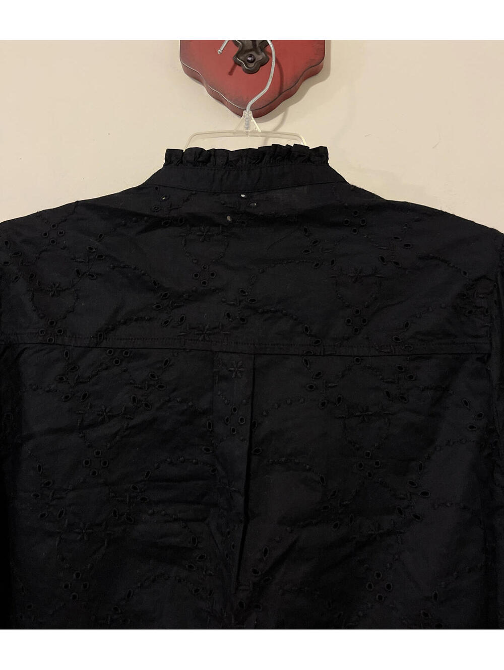 Old Navy Womens Medium Black Button-Up Dressy-Style Blouse NWT! A5163 - Picture 5 of 6